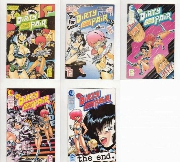 ダーティペア A PLAGUE OF ANGELS 全5巻( アメコミ Dirty pair )