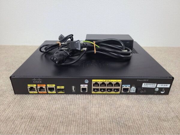 ■最新 IOS15.9(2025)■Cisco C891FJ-K9 C891F ルーター ACアダプターあり CCNA CCNP