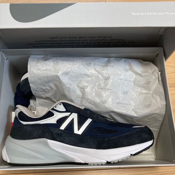 6/7迄 ほぼ未使用 New Balance M 990 N V6 28.0 ネイビー