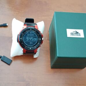 CASIO カシオ PRO TREK プロトレック Smart Watch WSD−F30 オレンジ 中古品