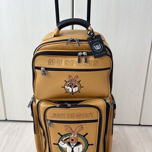 M.U.sports ミエコ ウエサコ ゴルフ キャデイバッグ キャスター付