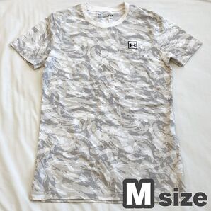 アンダーアーマー Under Armour 迷彩 カモフラ Tシャツ M グレー 半袖Tシャツ