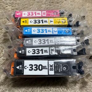 Canon 互換インク BC-330XL BC-331XL 6色セット