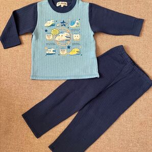 【SHINKANSEN】長袖パジャマ☆110㎝★キッズ★男の子★子供服★used品★保育園★お値引き不可★パジャマ上下セット