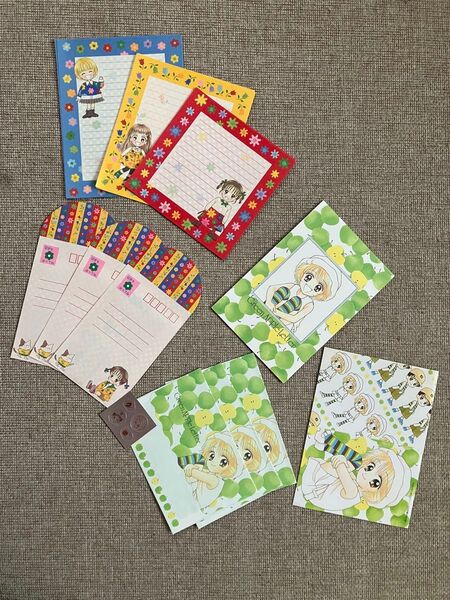 《吉住渉》レターセット【りぼん付録】『ママレード・ボーイ』& 『君しかいらない』昭和レトロ★当時物★お値引き不可