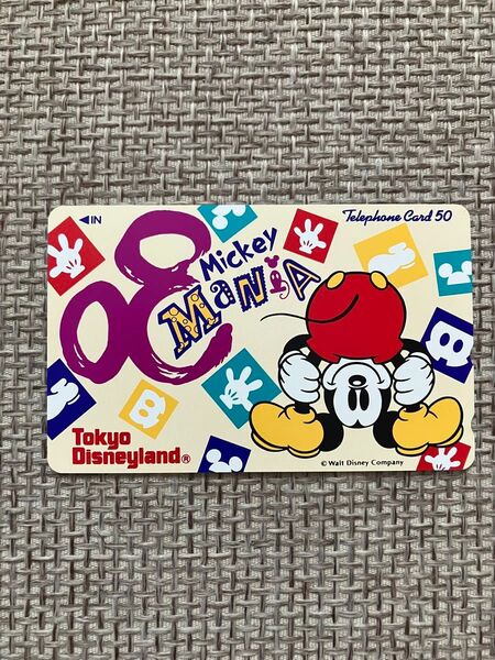 Mickey MaNiA☆テレフォンカード【未使用】ディズニー☆テレホンカード☆テレカ☆コレクション☆ テレカ テレホンカード