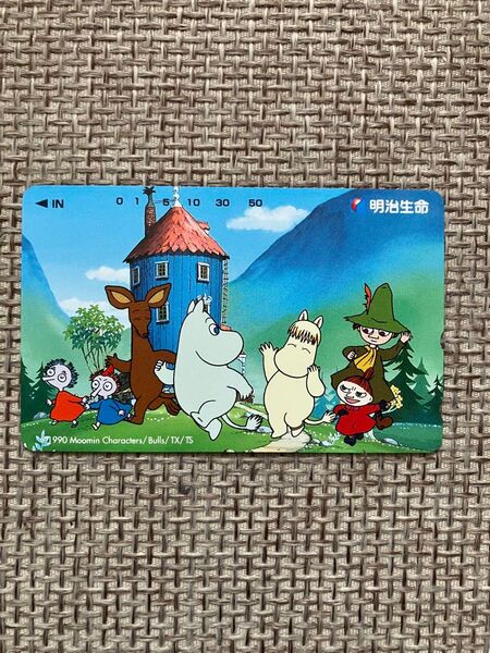 ムーミン☆明治生命☆テレフォンカード【未使用】アニメ☆テレホンカード☆テレカ☆コレクション☆コラボ テレカ テレホンカード