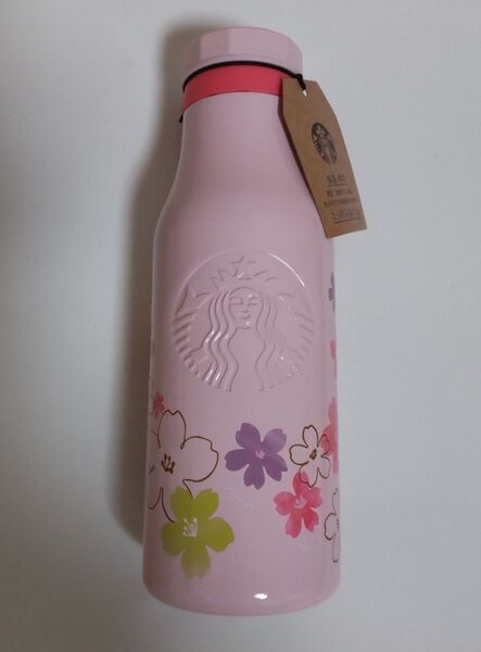 スタバ タンブラーステンレスロゴボトル ベビーピンク 473ml