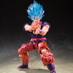 S.H.Figuarts スーパーサイヤ人ゴッドスーパーサイヤ人孫悟空 界王拳 Vジャンプ ①