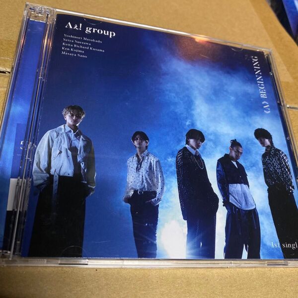 Aぇ!group A beginning 初回限定盤B LIVE DVD付き!