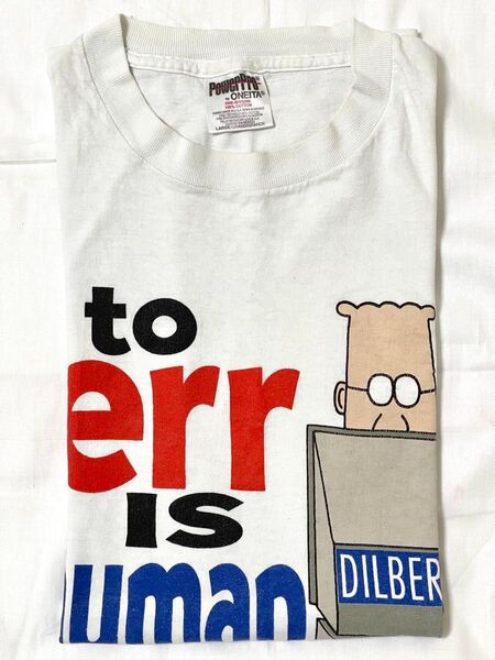 古着 90s DILBERT Tシャツ 生地USA、縫製MEXICO