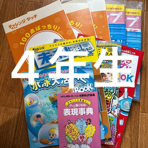 チャレンジ4年生 2014年 実力アップ まとめテスト 等 セット 12点