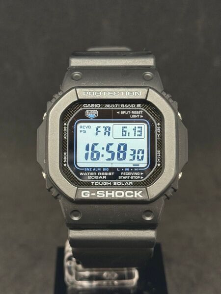 G-SHOCK GW-M5610U-1CJF 稼働極美品 電波ソーラー ブルーカラー 定価24200円 5600シリーズ