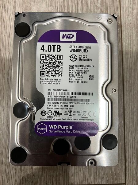 Western Digital WD PURX 4TB HDD