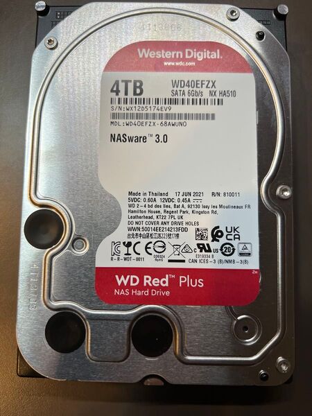 Western Digital WD40EFZX 4TB HDD