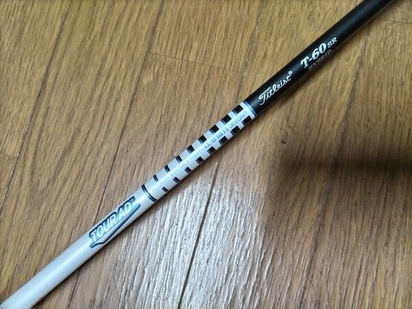 美品 TourAD T-60 flex-SR タイトリスト スリーブ UT用 Titleist 純正シャフト #4 #5