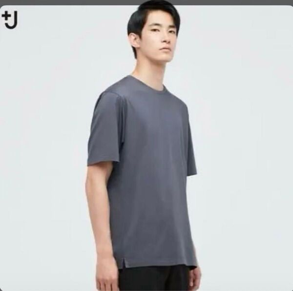uniqlo +j ダークグレー Tシャツ XL ユニクロ Dark Grey 中古 USED ジルサンダー コラボレーション