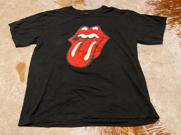 The Rolling Stones ローリングストーンズ Tシャツ XL 相当 両面プリント 黒 古着 USED 中古