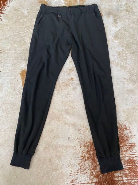 uniform experiment ジョガーパンツ 3 L 黒 BLACK 裾リブ スラックス 中古 USED sophnet.