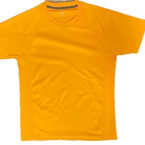 ユニクロ ドライEXクルーネックTシャツ オレンジ S スポーツ