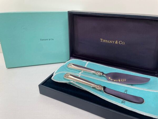 ティファニー Tiffany&co. バターナイフ ケーキサーバーセット ケーキナイフ ナイフ カトラリー 銀器 シルバー