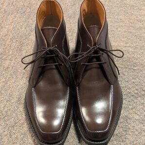 HIROKAWA ScotchGrain レザーチャッカブーツ ダークブラウン 26cm 未使用