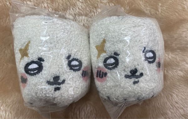 ちいかわ もこもこポーチ2 ラッコ 2個 新品 グレー ガチャ カプセルトイ