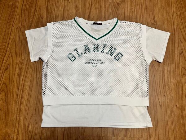 LOVE TOXIC メッシュトップス・Tシャツ 160㎝