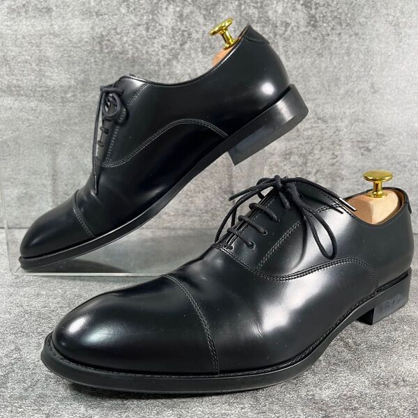 美品 REGAL リーガル 811R ストレートチップ ビジネスシューズ 黒 ブラック black 革靴 冠婚葬祭 24.5cm