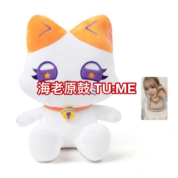 海老原鼓 TU:ME おすわりME:EYE's ぬいぐるみ トレカ付き