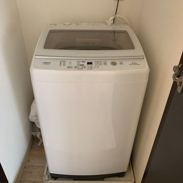 洗濯機 アクアAQUA洗濯機8kg