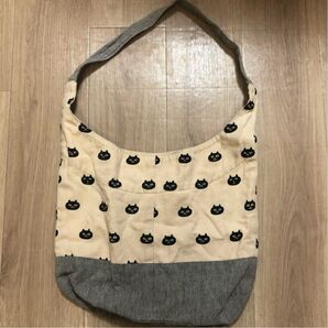 トートバッグ 買い物バッグ バッグ マチ付き 黒猫 猫 ねこ