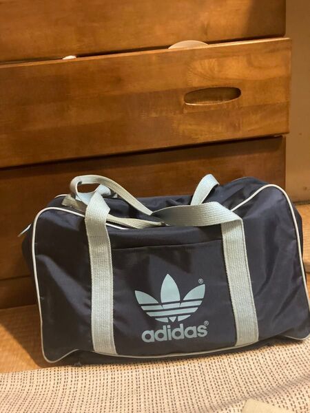 adidas ボストンバッグ 青 80s s ヴィンテージ スクールバッグ アディダス