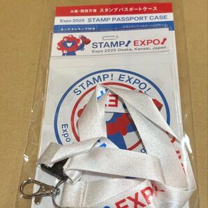 大阪・関西万博 スタンプパスポートケース ネックストラップ