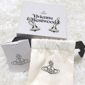 極美品 Vivienne Westwood シルバー イヤリング 付属品付き ヴィヴィアンウエストウッド アクセサリー