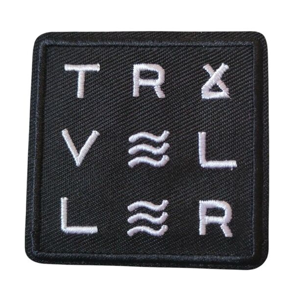 C-12【 アイロンワッペン 】 刺繍ワッペン アップリケ リメイク トラベラー TRAVELER ワッペン patch パッチ