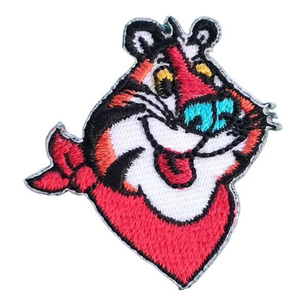 A-68【 アイロンワッペン 】 刺繍ワッペン アップリケ リメイク 虎 タイガー TIGER Tony トニー・ザ・タイガー