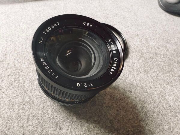 Argus Cintar 28mm F2.8 M42マウント Kマウント変換アダプタ付き