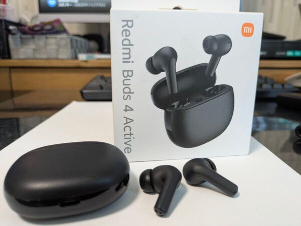 Redmi Buds 4 Active ブラック ワイヤレスイヤホン
