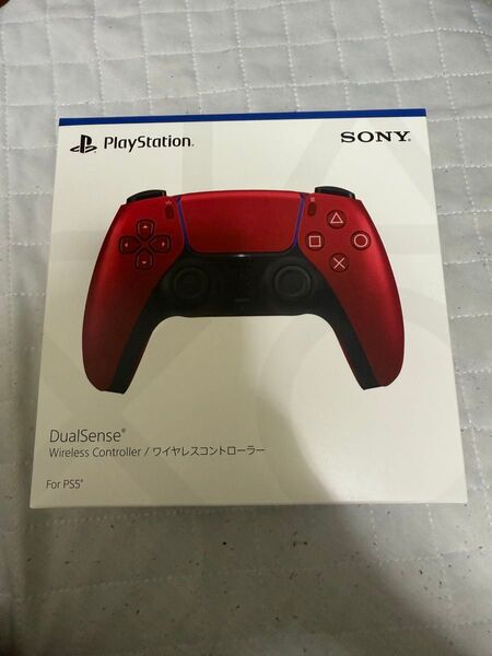 PS5 DualSense ワイヤレスコントローラー ヴォルカニックレッド CFI-ZCT1J07 新品未開封