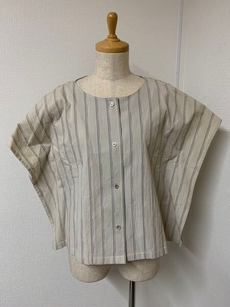 ISSEY MIYAKE ストライプコットンシャツ ヴィンテージ