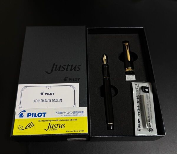 パイロット ジャスタス95 / PILOT Justus95 ストライプブラック FM(中細)