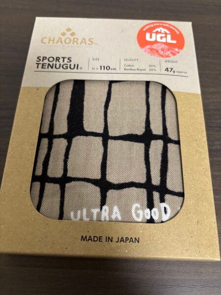 ウルトラグッドラック別注 チャオラス スポーツ手ぬぐい 道 新品未使用