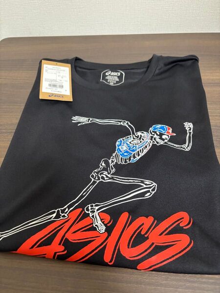 アシックス エルドレッソ コラボ ランニングTシャツ Mサイズ 半袖Tシャツ