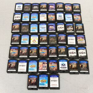 E24OG6 SONY PS VITA ソフト 51本 まとめ PlayStation マインクラフト ゴッドイーター 討鬼伝 海賊無双 フリーダムウォーズ ワンピース