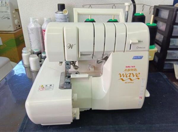 baby lock 衣縫人 WAVE BL69WJ ロックミシン 正規店で整備済み