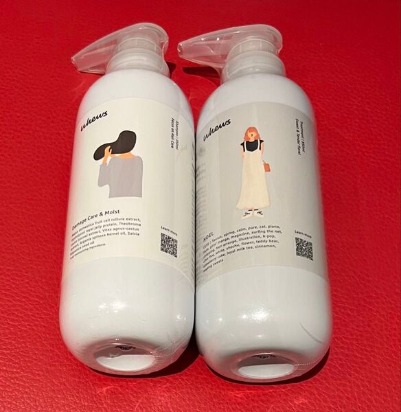 whews (フューズ) ダメージケア&モイストシャンプー ノエル トリートメント 各350ml ポンプ 【新品未開封】