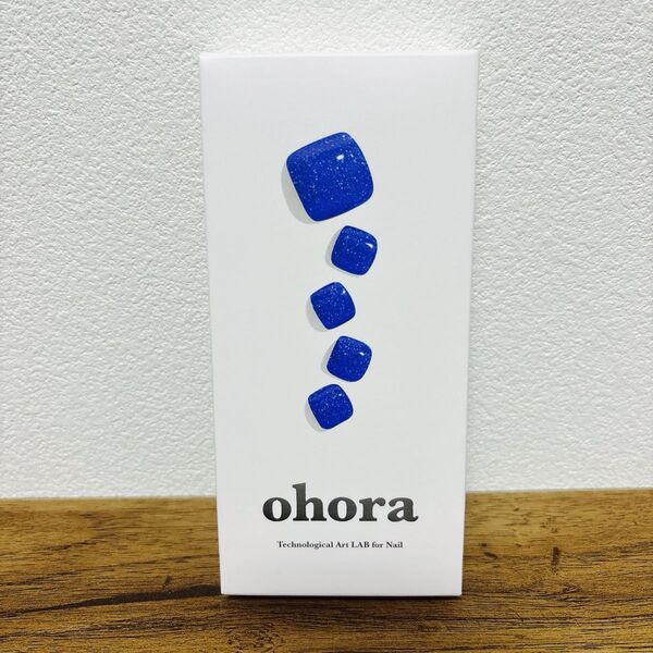 ohora オホーラ セミキュアジェルネイルシート ジェルネイルシール(フット用 )ブルー