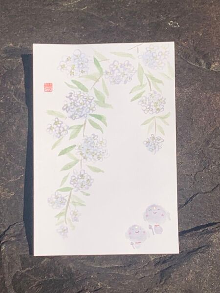 ポストカード 原画 コデマリ お地蔵さん 絵葉書