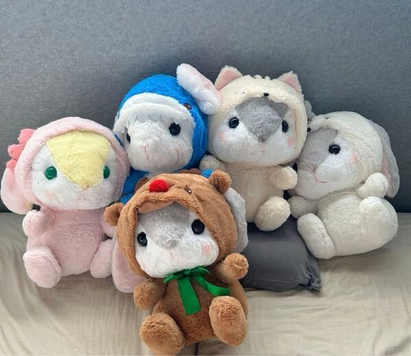 ぽてうさろっぴー BIGぬいぐるみ5点セット